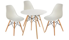 3 x SAUTRON blanc / 1 x ENET blanc : ensemble de mobiliers en location