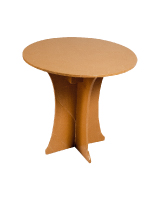 Location de mobilier : location table CARTON TABLE HAUTE