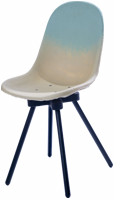 Location de mobilier : location chaise BELON 10 - beige et bleu