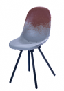 BELON 11 - gris et orange : chaise en location