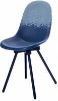 Location de mobilier : location chaise BELON 4 - bleu et bleu