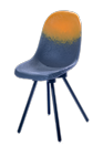 BELON 7 - bleu et jaune : chaise en location