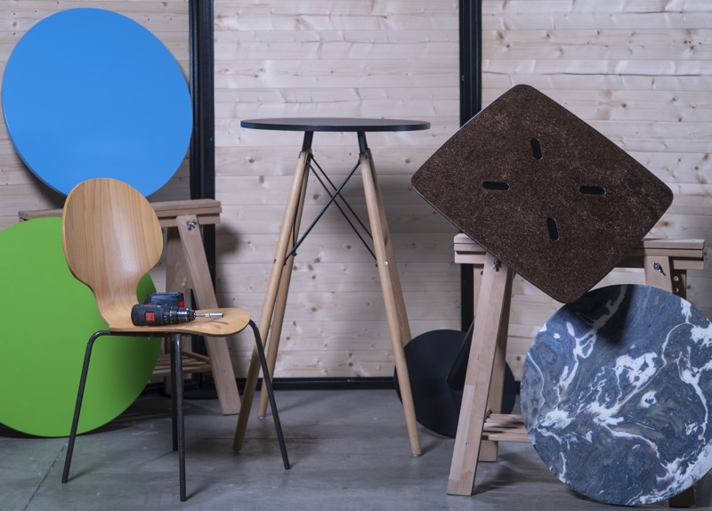 Photo d’ambiance avec les mobiliers en location AMExpo (2026_8)